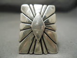 Amazing Vintage Navajo Sterling Silver Native American Arrows Ring-Nativo Arts