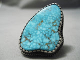 Best Verdy Jake Important Navajo Turquoise Sterling Silver Native American Ring-Nativo Arts