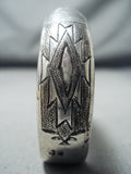 Fabulous Navajo Native American Sterling Silver Bracelet-Nativo Arts
