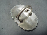 Amazing Navajo Royston Turquoise Cluster Sterling Silver Ring Native American-Nativo Arts