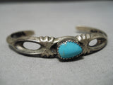 Incredible Vintage Navajo Turquoise Sterling Silver Native American Bracelet-Nativo Arts