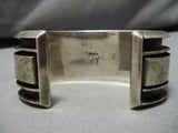 Museum Vintage Native American Navajo Spiderweb Turquoise Sterling Silver Bracelet Old-Nativo Arts