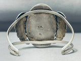 One Of The Best Vintage Native American Navajo Varicite Sterling Silver Bracelet-Nativo Arts