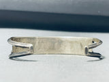 Very Old Beautiful Vintage Native American Zuni Needle Turquoise Sterling Silver Bracelet-Nativo Arts