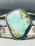 Important Vintage Native American Navajo Royston Turquoise Sterling Silver Bracelet-Nativo Arts