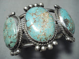 A+ Vintage Native American Navajo Royston Turquoise Sterling Silver Bracelet-Nativo Arts