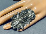 Impressive San Felipe Sterling Silver Ring-Nativo Arts