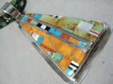 Native American Important Dan Coriz Santo Domingo Royston Turquoise Sterling Silver Necklace-Nativo Arts