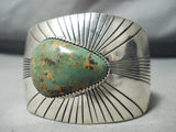 Monstrous Vintage Native American Navajo Royston Turquoise Sterling Silver Bracelet-Nativo Arts