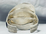 Rare Tso Family Native American Navajo Royston Turquoise Sterling Silver Bracelet-Nativo Arts
