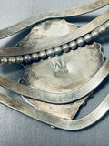 One Of The Most Unique Ever Vintage Native American Navajo Charoite Sterling Silver Bracelet-Nativo Arts