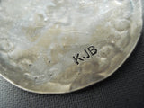 Authentic Vintage Native American Navajo Kee Joe Benally Sterling Silver Necklace-Nativo Arts