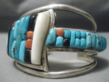 Charles Loloma's Student Vintage Native American Navajo Turquoise Sterling Silver Bracelet-Nativo Arts