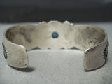 Leo James Vintage Native American Navajo Gold Kokopelli Sterling Silver Bracelet-Nativo Arts