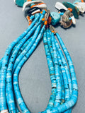 Native American 428 Gram Most Unique Vintage Santo Domingo Jacla Turquoise Necklace Old-Nativo Arts