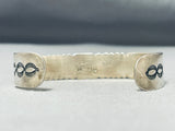 Fascinating Vintage Native American Navajo Sterling Silver And 14k Gold Bracelet-Nativo Arts