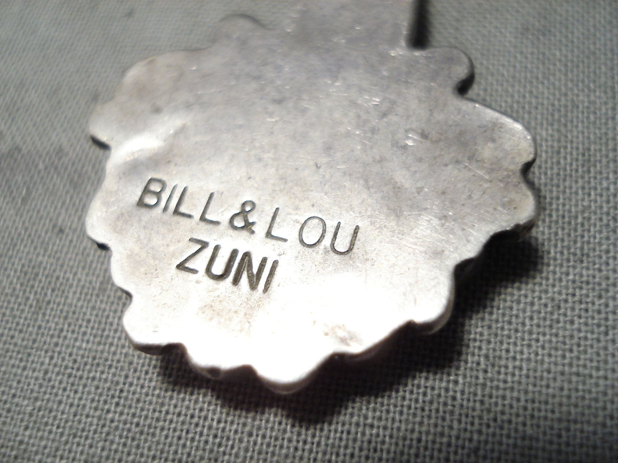 Important Vintage Native American Zuni Bill Lou Sterling Silver