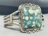Best Vintage Native American Navajo Ocean Japser Sterling Silver Bracelet-Nativo Arts