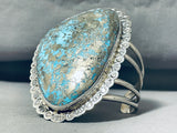 One Of The Best San Felipe Turquoise Sterling Silver Bracelet-Nativo Arts