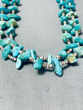 Traditional Vintage Native American Navajo Turquoise Heishi Necklace-Nativo Arts