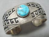 Astounding Vintage Navajo Rug Sterling Silver Native American Bracelet-Nativo Arts