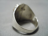 Amazing Native American Sterling Silver Tiger's Eye Ring-Nativo Arts