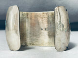 Sacred Mountain Vintage Native American Navajo Turquoise Sterling Silver Inlay Bracelet-Nativo Arts