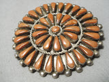 Quality Vintage Zuni Native American Sterling Silver Native American Pin-Nativo Arts