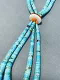 Native American Opulent Increasing Turquoise Disc Vintage Santo Domingo Necklace-Nativo Arts