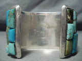One Of The Best Ever Vintage Native American Navajo Damale Turquoise Sterling Silver Bracelet-Nativo Arts