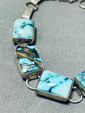 Eye-catching Vintage Native American Navajo Turquoise Sterling Silver Bracelet-Nativo Arts