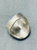 Tremendous Vintage Native American Navajo Turquoise Sterling Silver Ring-Nativo Arts