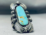 Jake Francosa San Felipe Royston Turquoise Sterling Silver Ring-Nativo Arts