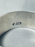 Important Kee Family Vintage Native American Navajo Turquoise Shell Sterling Silver Bracelet-Nativo Arts