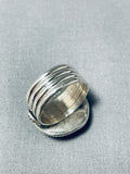 Tremendous Ben Begaye (d) Native American Navajo Spiny Oyster Sterling Silver Ladybug Ring-Nativo Arts
