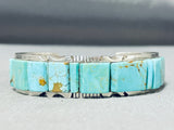 Enchanting Native American Navajo Turquoise Sterling Silver Bracelet-Nativo Arts