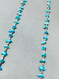Marvelous Vintage Native American Navajo Kingman Turquoise & Heishi Necklace-Nativo Arts