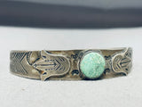 Excellent Vintage Native American Navajo Cerrillos Turquoise Sterling Silver Bracelet-Nativo Arts