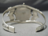 Amazing Vintage Native American Navajo Carico Lake Turquoise Sterling Silver Bracelet-Nativo Arts