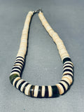 Native American Mesmerizing Vintage Santo Domingo Serpentine Shell Necklace-Nativo Arts