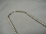 Incredible Vintage Native American Navajo Turquoise Sterling Silver Necklace Old1599.95-Nativo Arts