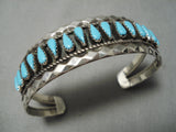 Rare Vintage Hopi Native American Sterling Silver Native American Bracelet-Nativo Arts
