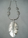 Expressive Navajo Sterling Silver Necklace Native American-Nativo Arts