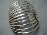 12-story Incredible Navajo Sterling Silver Bracelet Native American-Nativo Arts