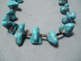 Marvelous Vintage Navajo Turquoise Necklace Native American Old-Nativo Arts