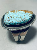 Native American One Of The Biggest Best Ever 160 Gram #8 Turquoise Sterling Silver Bracelet-Nativo Arts