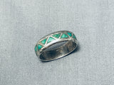 Beautiful Vintage Native American Navajo Royston Turquoise Sterling Silver Ring-Nativo Arts