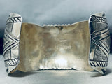 Pack Of Wolves Native American Navajo Intricate Sterling Silver Bracelet Cuff-Nativo Arts