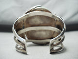 One Of The Biggest Vintage Native American Navajo Royston Turquoise Sterling Silver Bracelet-Nativo Arts