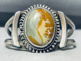 One Of The Most Unique Vintage Native American Navajo Earthtone Agate Sterling Silver Bracelet-Nativo Arts